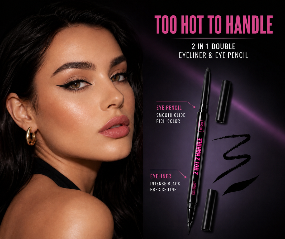 2 in 1 DOUBLE EYELINER & EYE PENCIL TOO HOT TO HANDLE